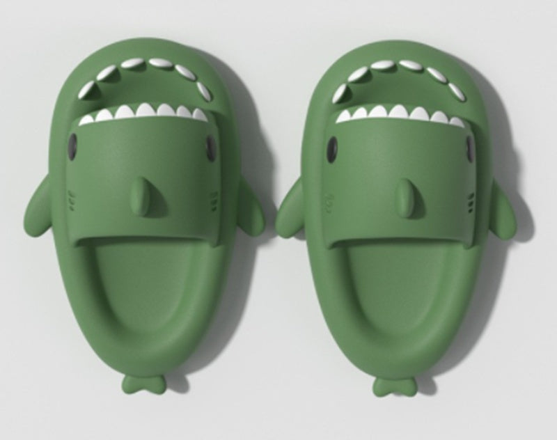 Cartoon Shark Slippers Funny Cutes Soft Slipper Indoor Outdoor Shoes For Women Men Couples