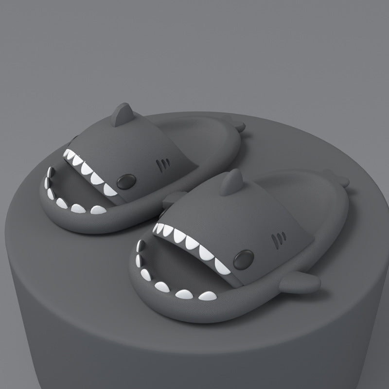 Cartoon Shark Slippers Funny Cutes Soft Slipper Indoor Outdoor Shoes For Women Men Couples