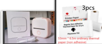 Portable Mini Thermal Label Printer – Bluetooth Inkless Pocket Printer for Labels, Photos & Study Notes