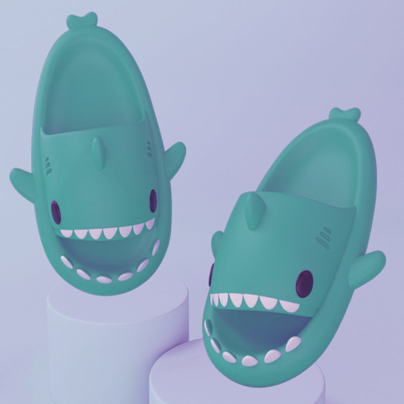 Cartoon Shark Slippers Funny Cutes Soft Slipper Indoor Outdoor Shoes For Women Men Couples