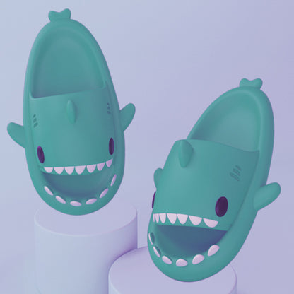 Cartoon Shark Slippers Funny Cutes Soft Slipper Indoor Outdoor Shoes For Women Men Couples
