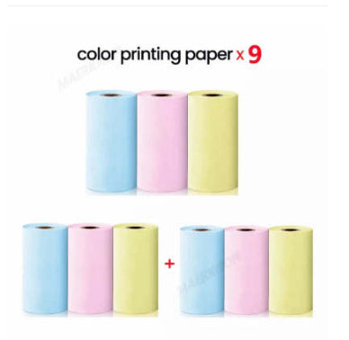 Portable Mini Thermal Label Printer – Bluetooth Inkless Pocket Printer for Labels, Photos & Study Notes