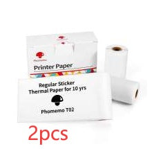 Portable Mini Thermal Label Printer – Bluetooth Inkless Pocket Printer for Labels, Photos & Study Notes