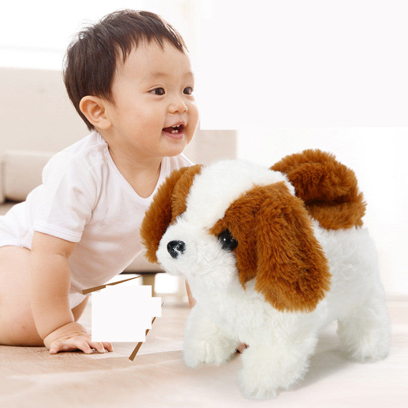 Kids' Electric Plush Corgi Toy | Walking, Sounds & Wagging Tail