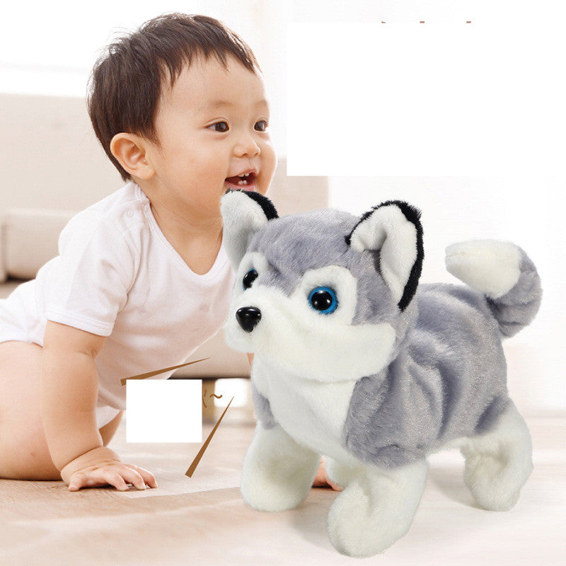 Kids' Electric Plush Corgi Toy | Walking, Sounds & Wagging Tail