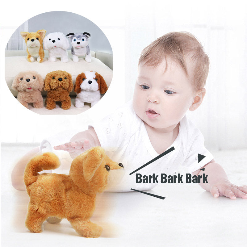 Kids' Electric Plush Corgi Toy | Walking, Sounds & Wagging Tail