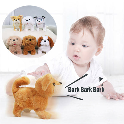 Kids' Electric Plush Corgi Toy | Walking, Sounds & Wagging Tail