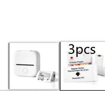 Portable Mini Thermal Label Printer – Bluetooth Inkless Pocket Printer for Labels, Photos & Study Notes