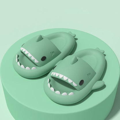 Cartoon Shark Slippers Funny Cutes Soft Slipper Indoor Outdoor Shoes For Women Men Couples
