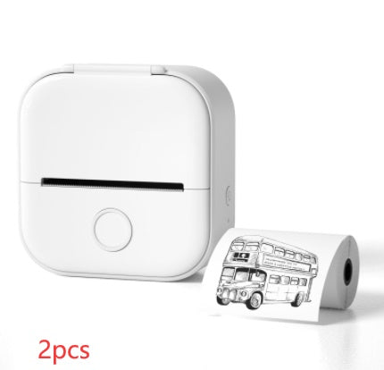 Portable Mini Thermal Label Printer – Bluetooth Inkless Pocket Printer for Labels, Photos & Study Notes