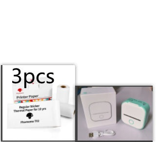Portable Mini Thermal Label Printer – Bluetooth Inkless Pocket Printer for Labels, Photos & Study Notes