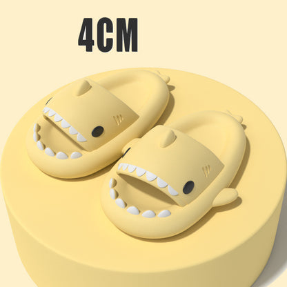 Cartoon Shark Slippers Funny Cutes Soft Slipper Indoor Outdoor Shoes For Women Men Couples