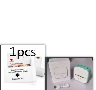 Portable Mini Thermal Label Printer – Bluetooth Inkless Pocket Printer for Labels, Photos & Study Notes