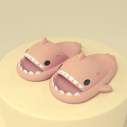 Cartoon Shark Slippers Funny Cutes Soft Slipper Indoor Outdoor Shoes For Women Men Couples