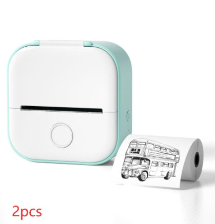 Portable Mini Thermal Label Printer – Bluetooth Inkless Pocket Printer for Labels, Photos & Study Notes