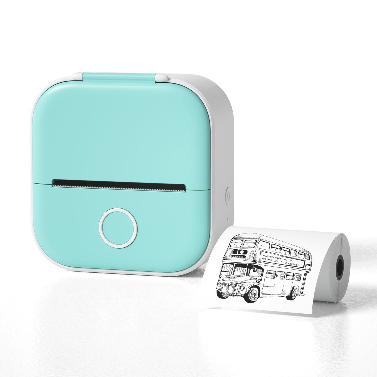 Portable Mini Thermal Label Printer – Bluetooth Inkless Pocket Printer for Labels, Photos & Study Notes