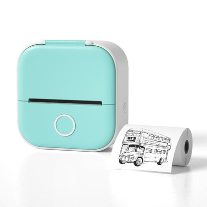 Portable Mini Thermal Label Printer – Bluetooth Inkless Pocket Printer for Labels, Photos & Study Notes