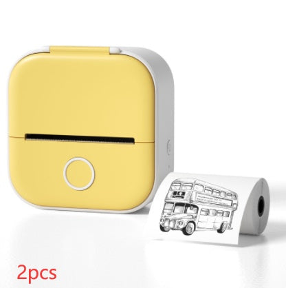 Portable Mini Thermal Label Printer – Bluetooth Inkless Pocket Printer for Labels, Photos & Study Notes