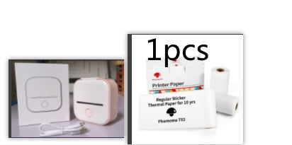 Portable Mini Thermal Label Printer – Bluetooth Inkless Pocket Printer for Labels, Photos & Study Notes