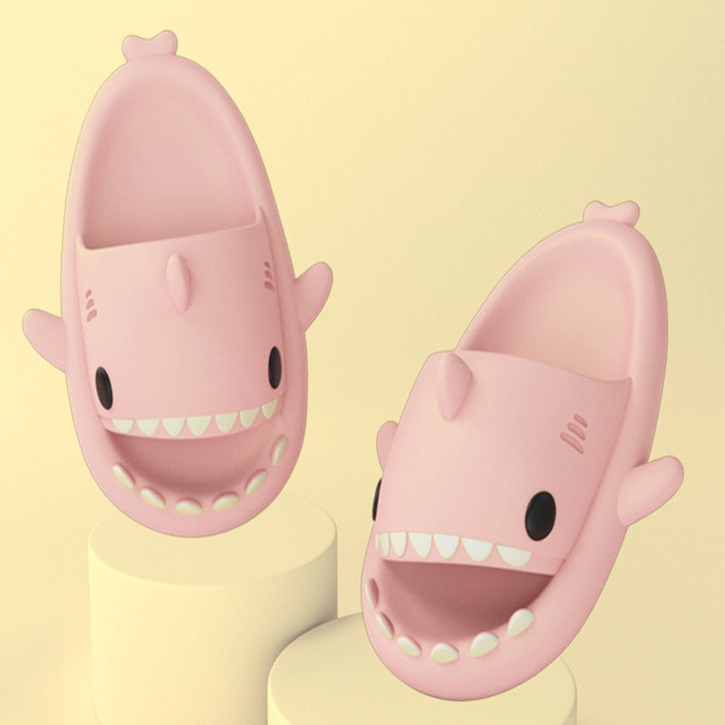 Cartoon Shark Slippers Funny Cutes Soft Slipper Indoor Outdoor Shoes For Women Men Couples