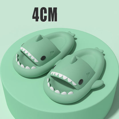 Cartoon Shark Slippers Funny Cutes Soft Slipper Indoor Outdoor Shoes For Women Men Couples