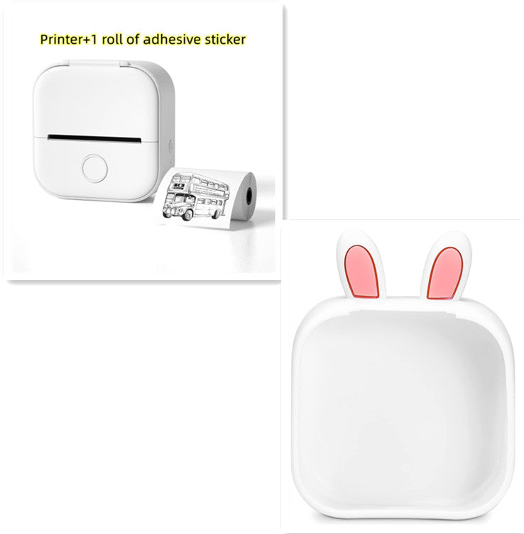 Portable Mini Thermal Label Printer – Bluetooth Inkless Pocket Printer for Labels, Photos & Study Notes