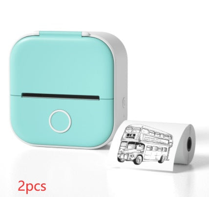 Portable Mini Thermal Label Printer – Bluetooth Inkless Pocket Printer for Labels, Photos & Study Notes