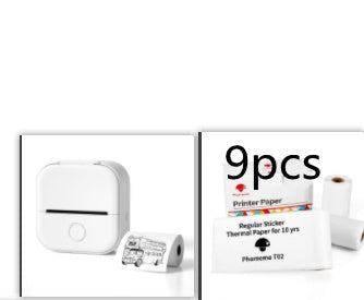 Portable Mini Thermal Label Printer – Bluetooth Inkless Pocket Printer for Labels, Photos & Study Notes