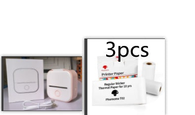 Portable Mini Thermal Label Printer – Bluetooth Inkless Pocket Printer for Labels, Photos & Study Notes