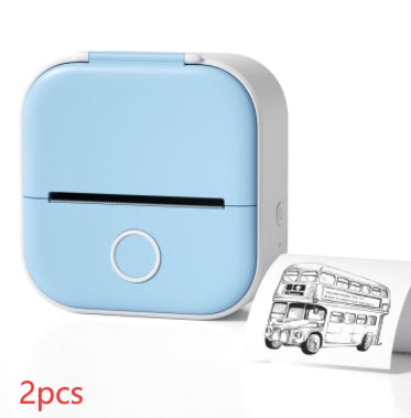 Portable Mini Thermal Label Printer – Bluetooth Inkless Pocket Printer for Labels, Photos & Study Notes