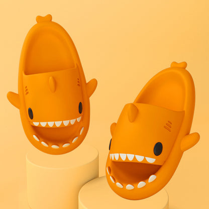 Cartoon Shark Slippers Funny Cutes Soft Slipper Indoor Outdoor Shoes For Women Men Couples