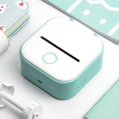 Portable Mini Thermal Label Printer – Bluetooth Inkless Pocket Printer for Labels, Photos & Study Notes