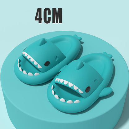 Cartoon Shark Slippers Funny Cutes Soft Slipper Indoor Outdoor Shoes For Women Men Couples
