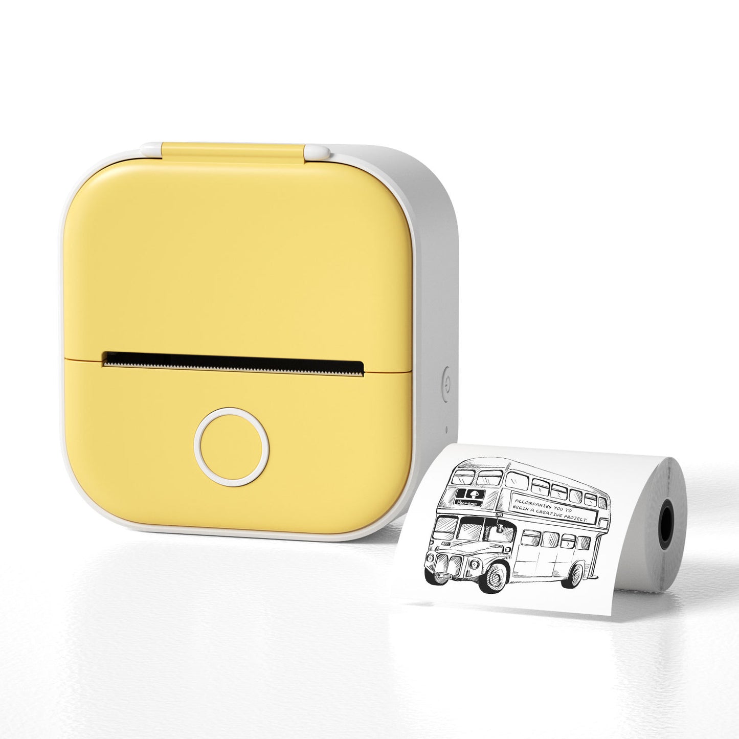 Portable Mini Thermal Label Printer – Bluetooth Inkless Pocket Printer for Labels, Photos & Study Notes