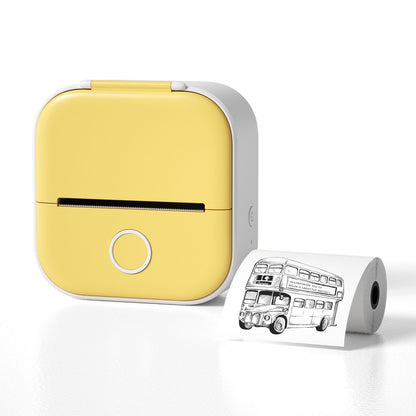 Portable Mini Thermal Label Printer – Bluetooth Inkless Pocket Printer for Labels, Photos & Study Notes