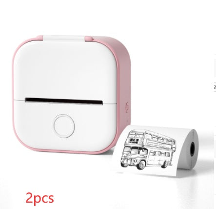 Portable Mini Thermal Label Printer – Bluetooth Inkless Pocket Printer for Labels, Photos & Study Notes