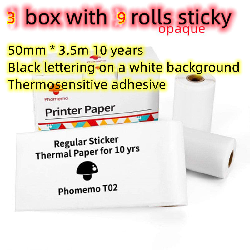 Portable Mini Thermal Label Printer – Bluetooth Inkless Pocket Printer for Labels, Photos & Study Notes