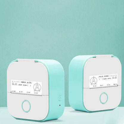Portable Mini Thermal Label Printer – Bluetooth Inkless Pocket Printer for Labels, Photos & Study Notes