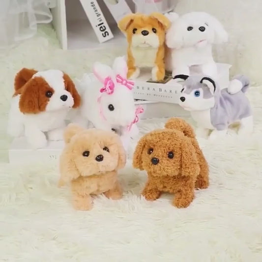 Kids' Electric Plush Corgi Toy | Walking, Sounds & Wagging Tail